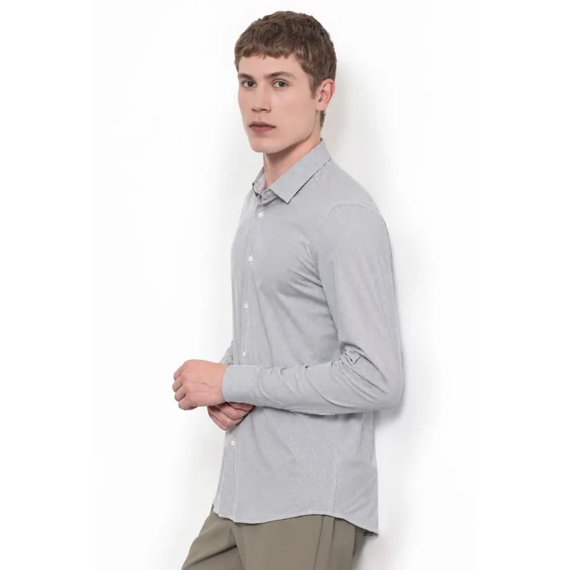 Camisa Manga Longa Classic Stripe Castor - P