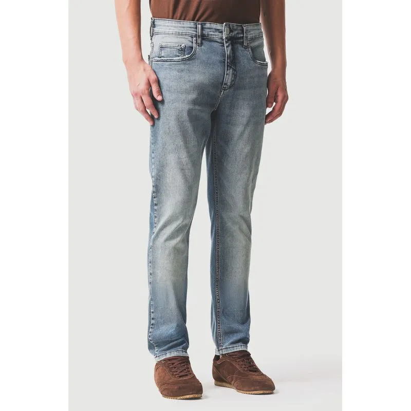 Calça Jeans Slim Flex And Dry Azul Escuro - 40