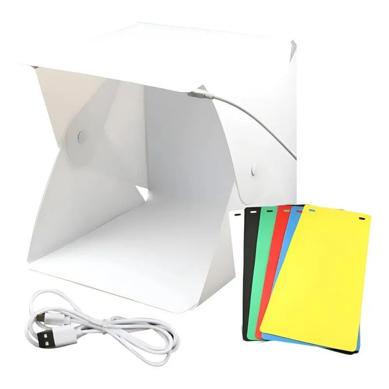 Mini Estúdio Box Cabine Fotográfico Profissional Led Fotos