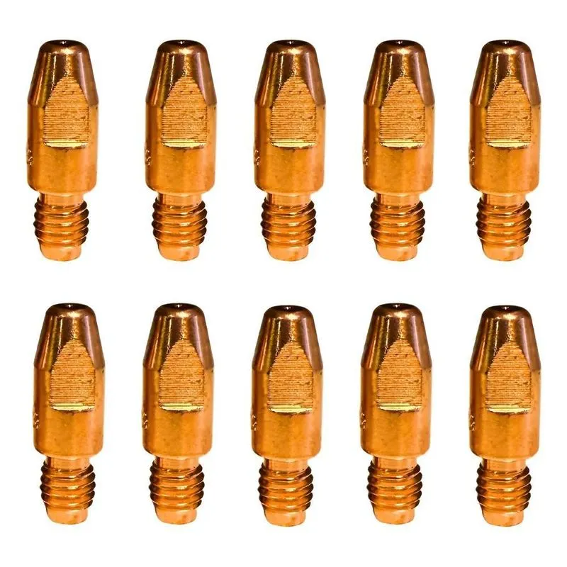 10x Bico Contato Mig M8x30mm: Solda Precisa E Durável - 1.2mm