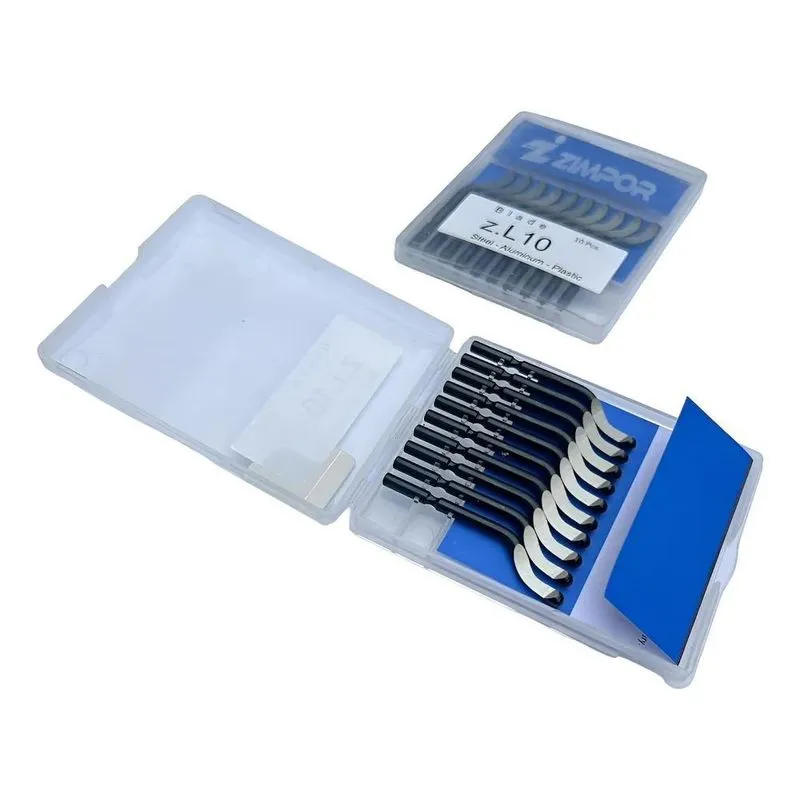 Kit 10 Laminas Para Rebarbador Escareador Manual Rasquete