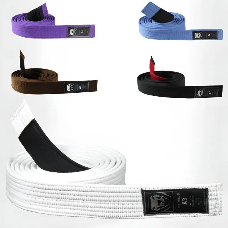 Faixa Jiu Jitsu Venum Oficial 6 Costuras: Durabi - Marrom A4