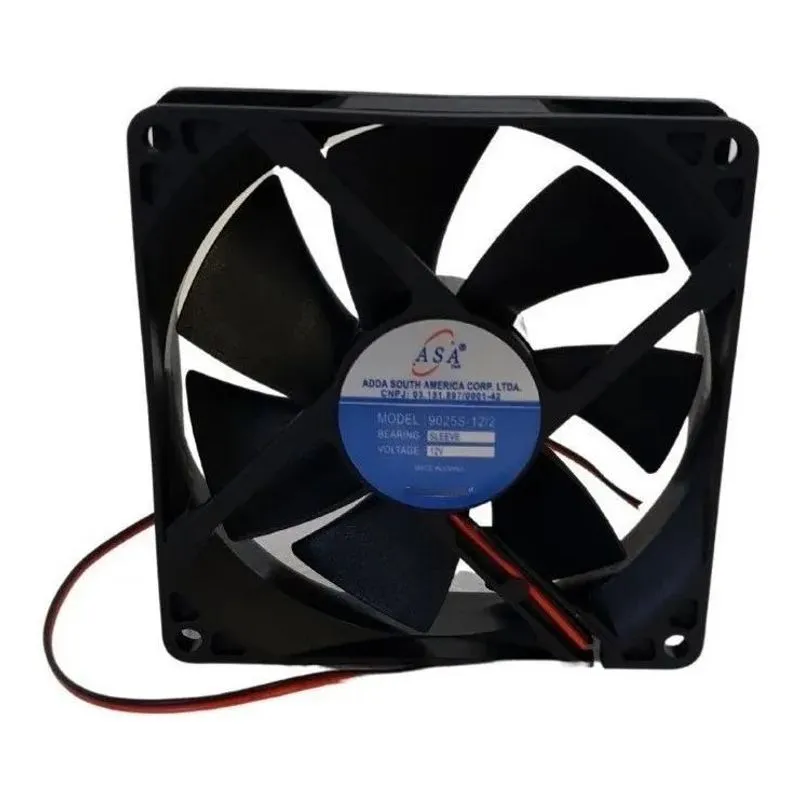3x Cooler Ventilador 12v 90mm 90x90 - 3.000 Rpm