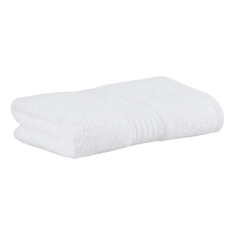 Toalha De Rosto Buddemeyer Fio Penteado Canelado Branco Cor