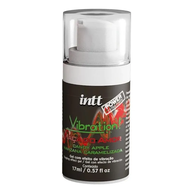 3x Gel De Massagem Vibration Power Extra Forte Maça Do Amor