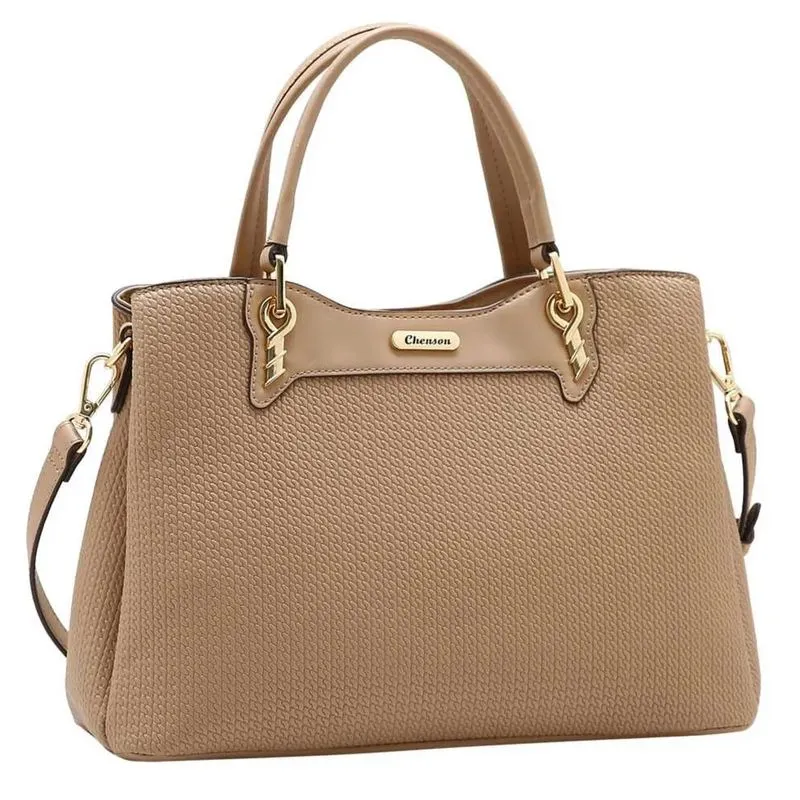 Bolsa de Mão Feminina Chenson Bege 3485961 UNICO