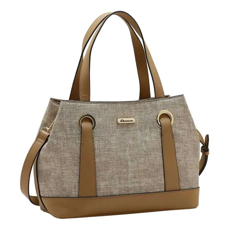 Bolsa de Mão Feminina Chenson Bege 3485976 UNICO