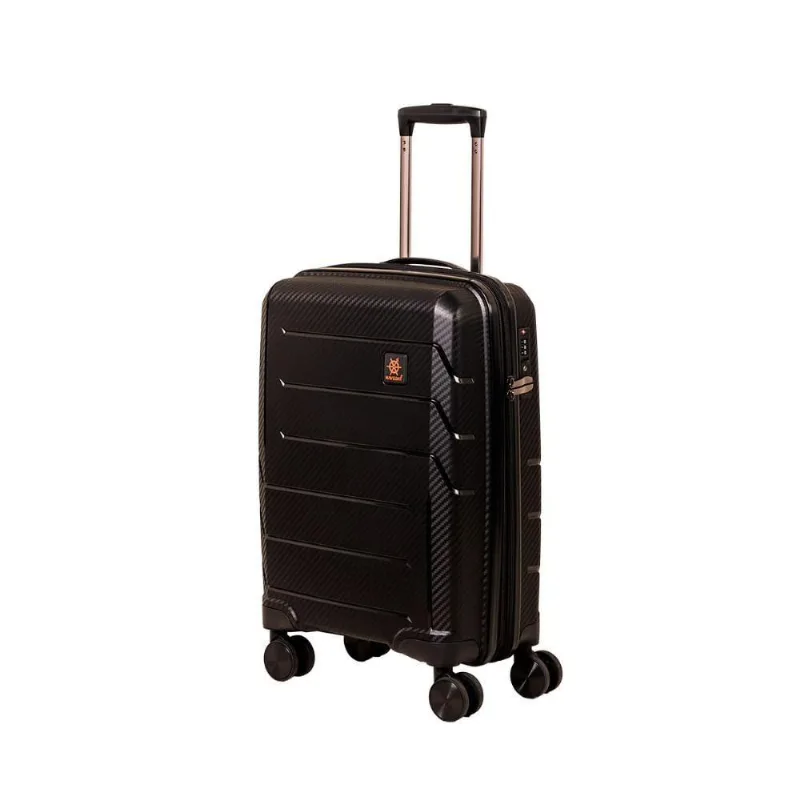 Mala De Bordo 55l Polipropileno Expansível Com Cadeado Tsa São Paulo Preto Navegat - Acrilys