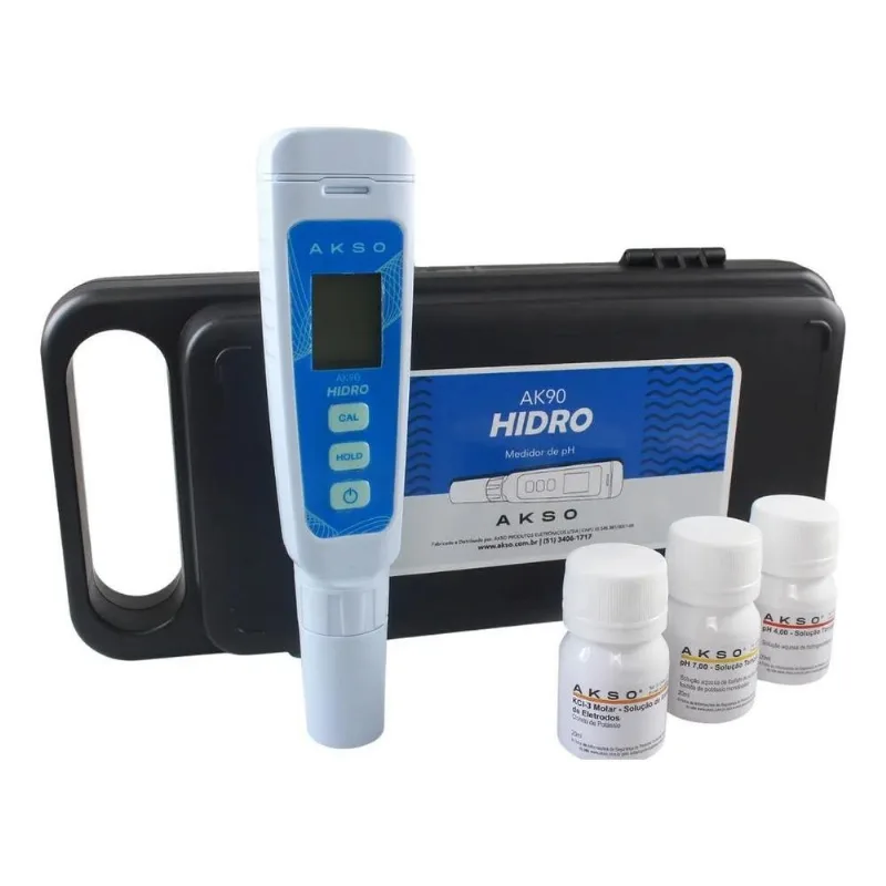 5x Akso Medidor De Ph De Bolso Phmetro Ak90 New Hidro