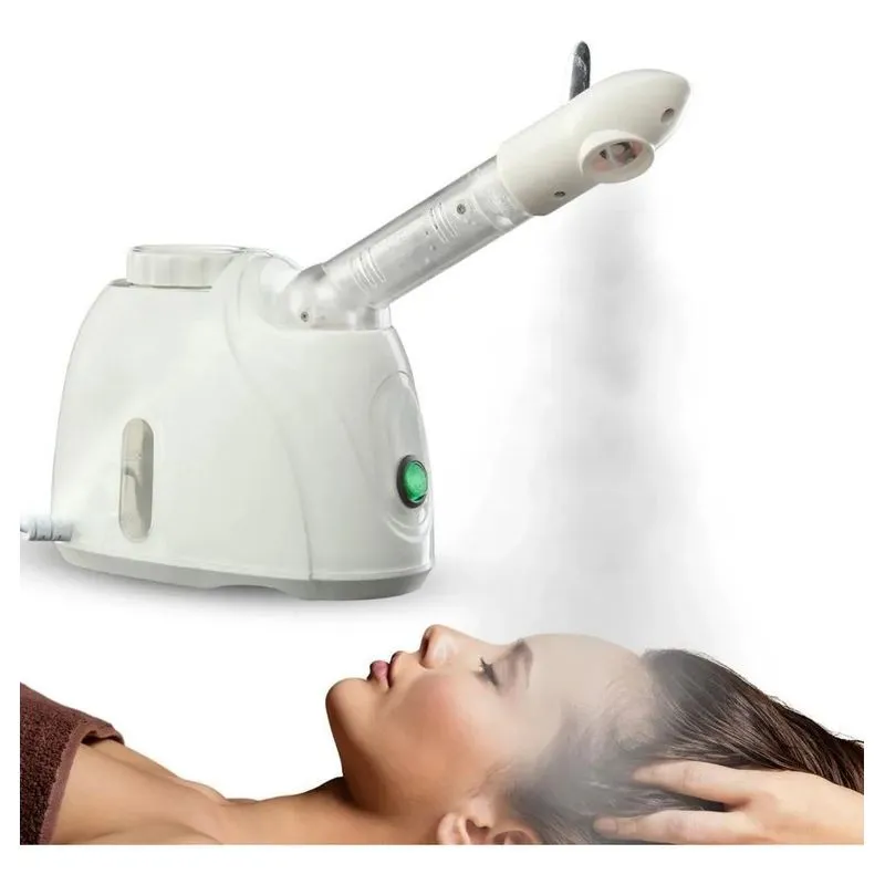 Aparelho Vaporizador Facial E Capilar Portátil Cor Branco
