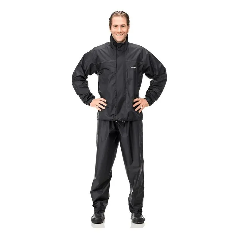 Capa De Chuva Motoqueiro Nylon Pantaneiro Co Preto P