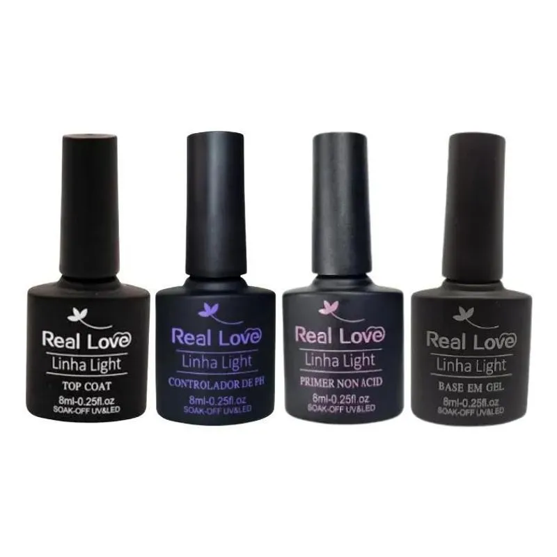2x Kit Blindagem Real Love Preparadores E Finalizadores Cor