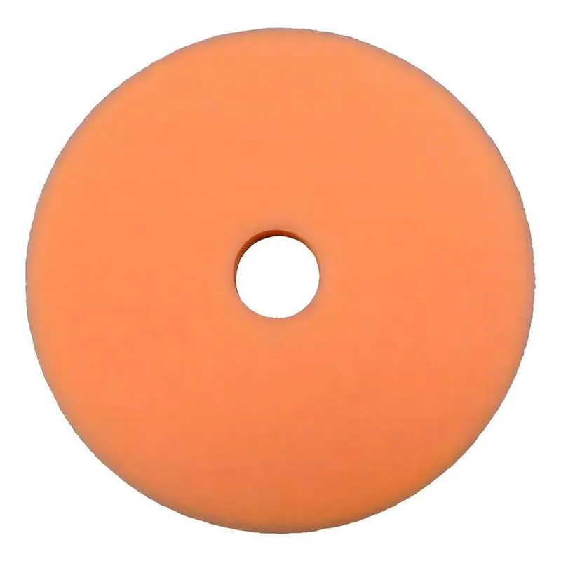 Boina Espuma 6 Polegadas Flat Corte Leve E Refino Laranja