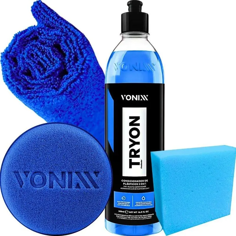 Kit Tryon Condicionador 3 Em 1 Sio2 Aplicador Vonixx Pano