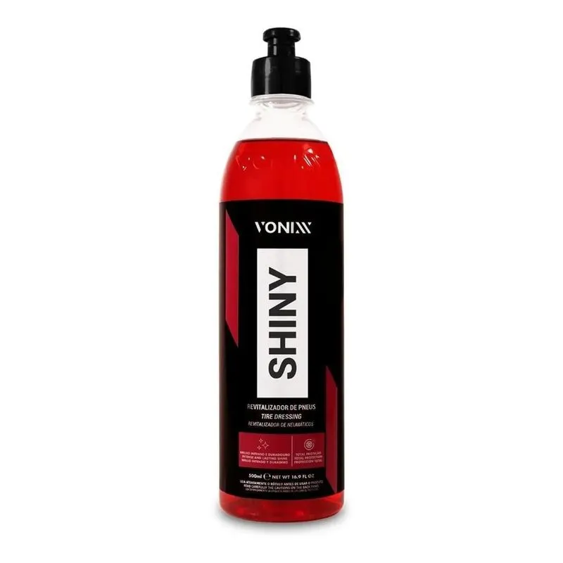 Pneu Pretinho Shiny Revitalizador 500ml Vonixx Longa Duraçao