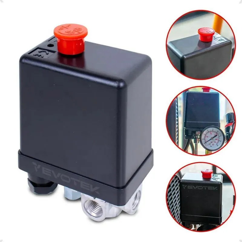 2x Pressostato Automático Compressor Ar Marcas Completo