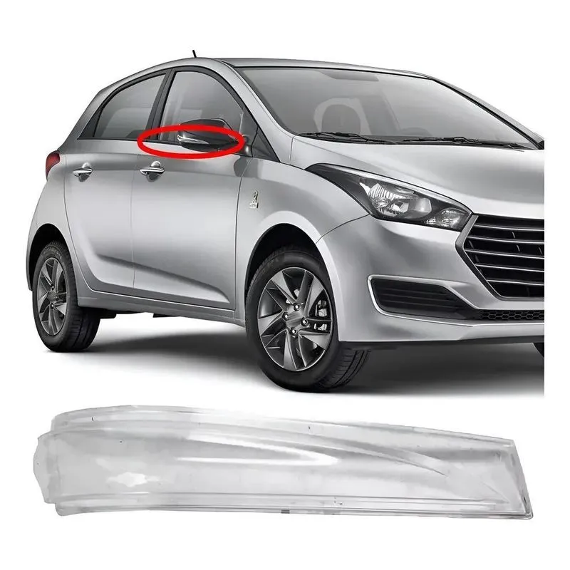 Lente Pisca Retrovisor Hb20 20 Lado Esquerdo Motorista Crist