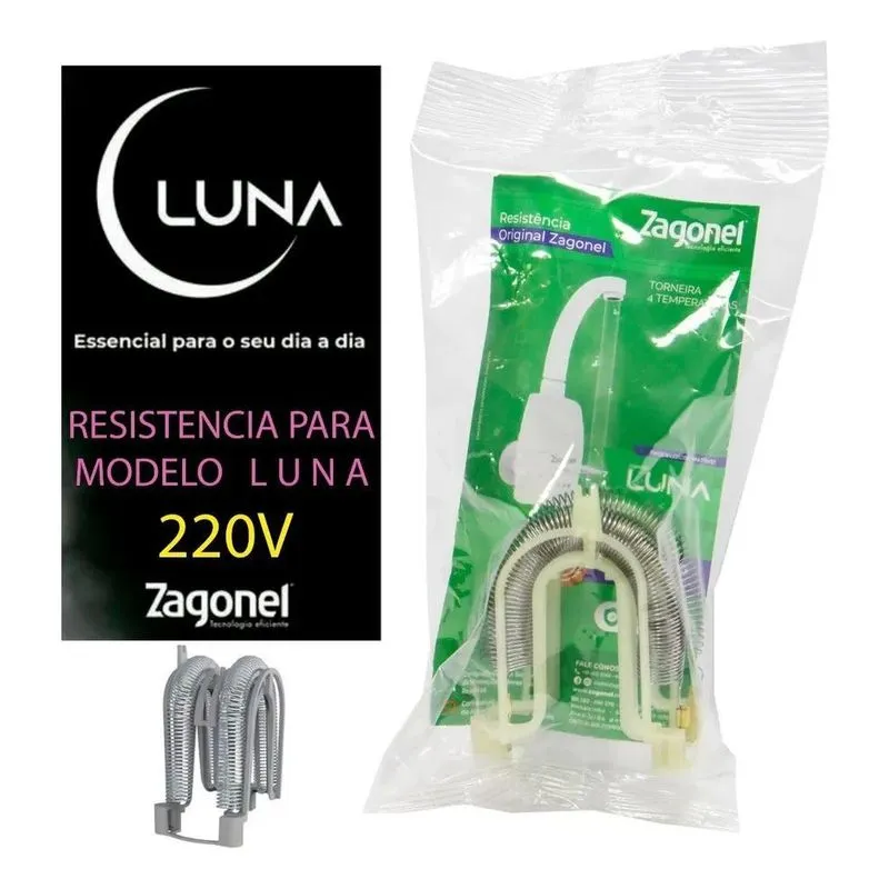 3x Resistência Para Torneira Elétrica Zagonel Luna 220v5500w