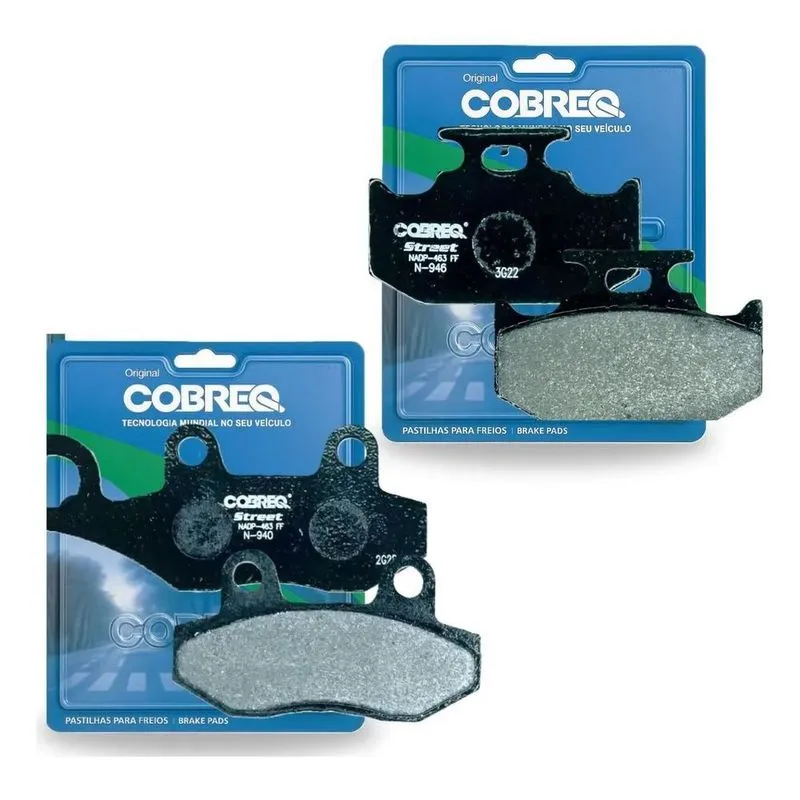 Kit Pastilha Freio Fazer 2015 Cobreq