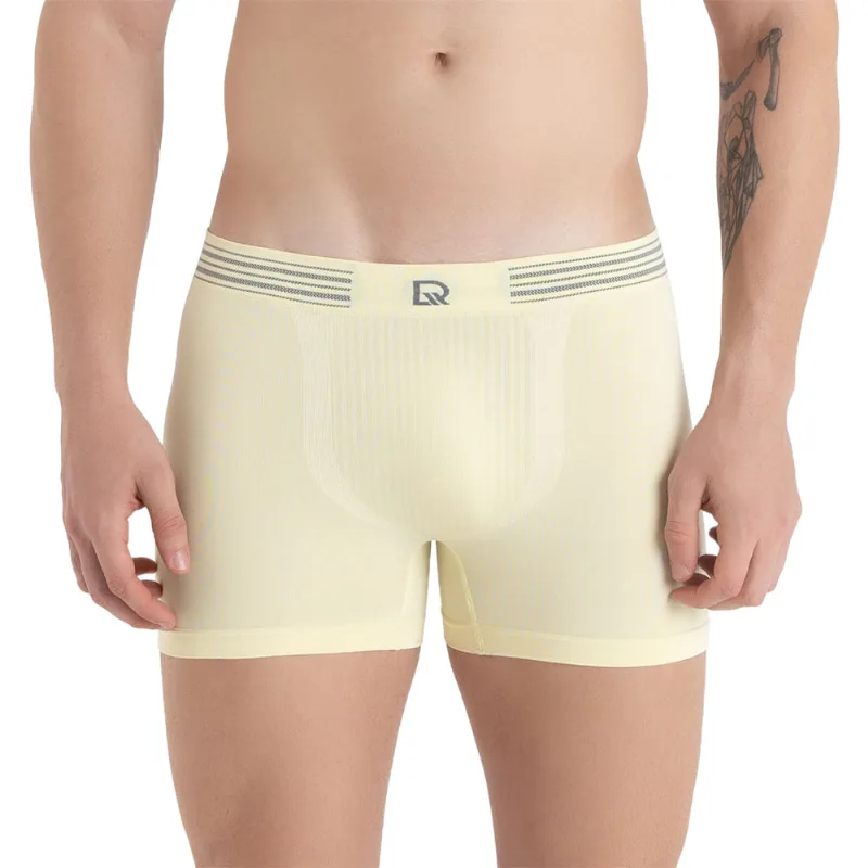 Cueca Boxer Sem Costura Vanilla - DelRio