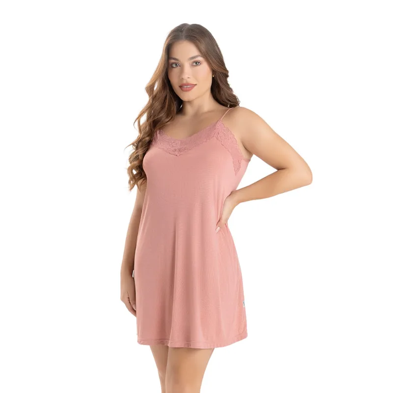 Camisola De Liganete E Renda Estampa Geometric - DelRio