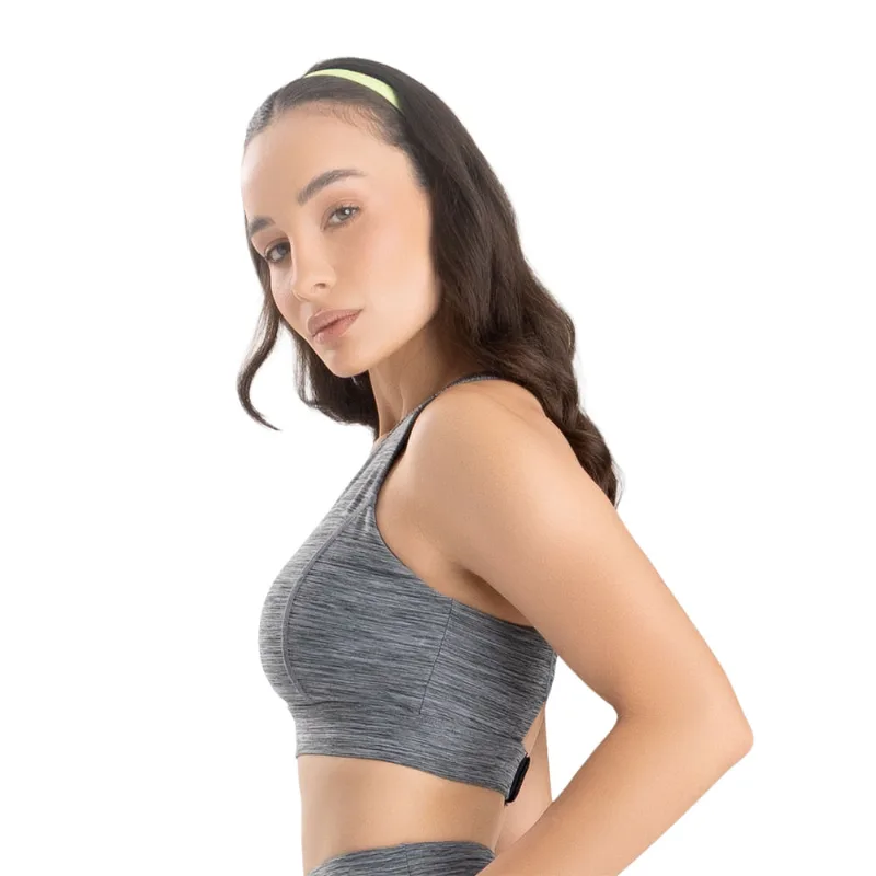 Top Fitness Alta Performance Em Diva Fit Mescla