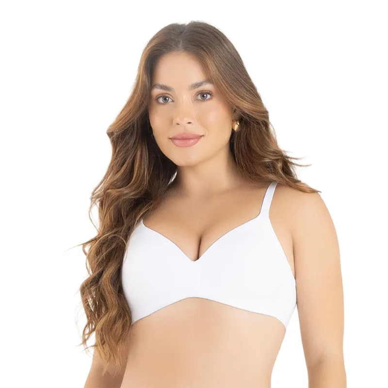 Soutien Moldado Em Malha 3D Branco