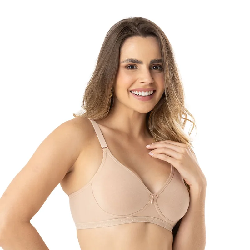 Soutien Moldado em Cotton e Lycra Mousse