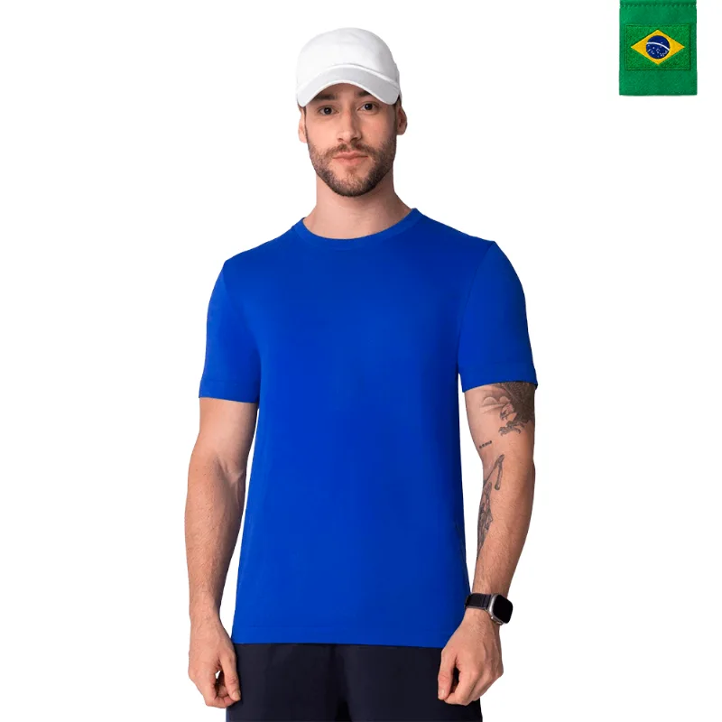 T-Shirt Masculina Sem Costura Bic