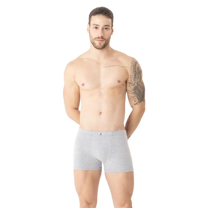 Cueca Boxer em Cotton com Elastico Embutído Mescla