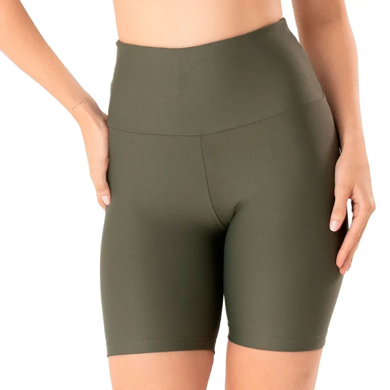 Bermuda Fitness Diva Fit Verde Militar