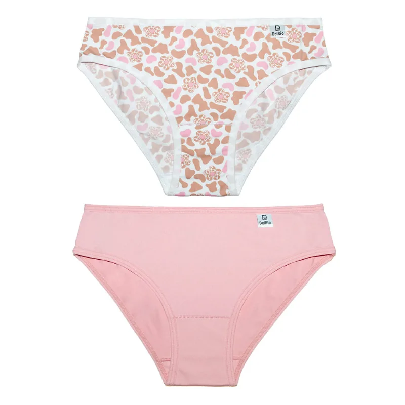 Kit 2 Calcinhas Biquini Infantil de Sensitive Est. Vaquinha