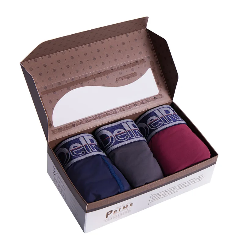 Kit 3 Cuecas Boxer Sensiitive com Elastico Acetinado-P