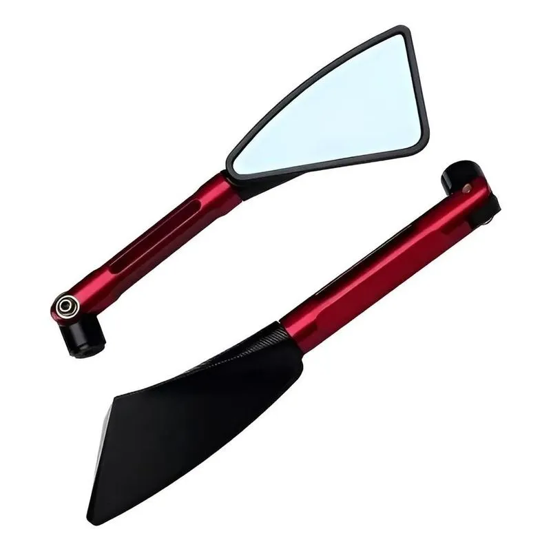 Retrovisor Tomok Rizoma Hornet Cb Xj6 Fazer Al Vermelho/pret