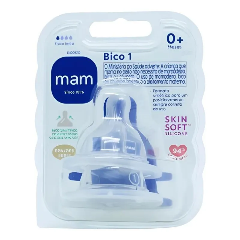 Bico Mamadeira Mam Todas Numerações - Emba Bico 1 (0m+)