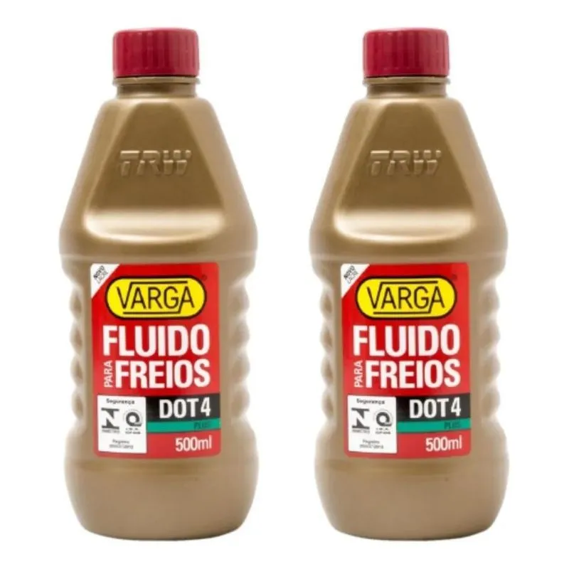 Kit Combo 2 Óleo Fluido Freio Dot4 Trw Varga 500ml Rclf00054