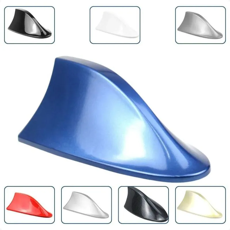 Antena Automotiva Carro Teto Sh Shark Barbatana Tubarão Azul