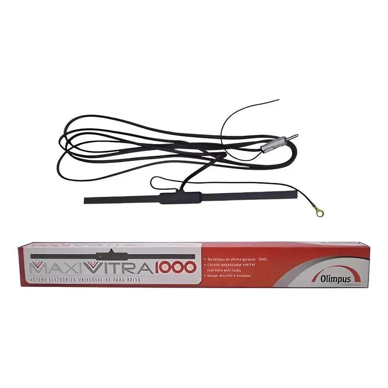 Antena Automotiva Parabrisa Olimpus Maxi Vitra 1000 Preto