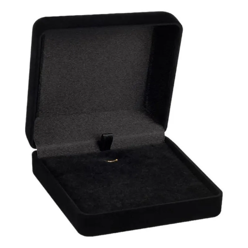 10x Estojo Linha Veludo - Estojo Medalha Colar Universal Pr