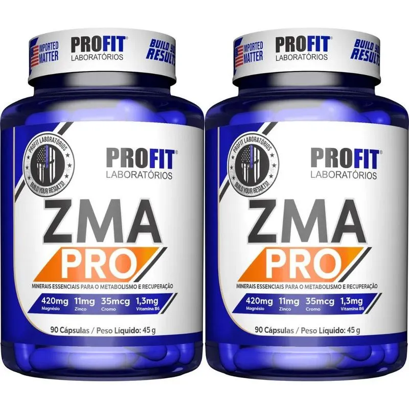 Suplemento Em Cápsula Profit Suplementos Zma Em Pote De 90g