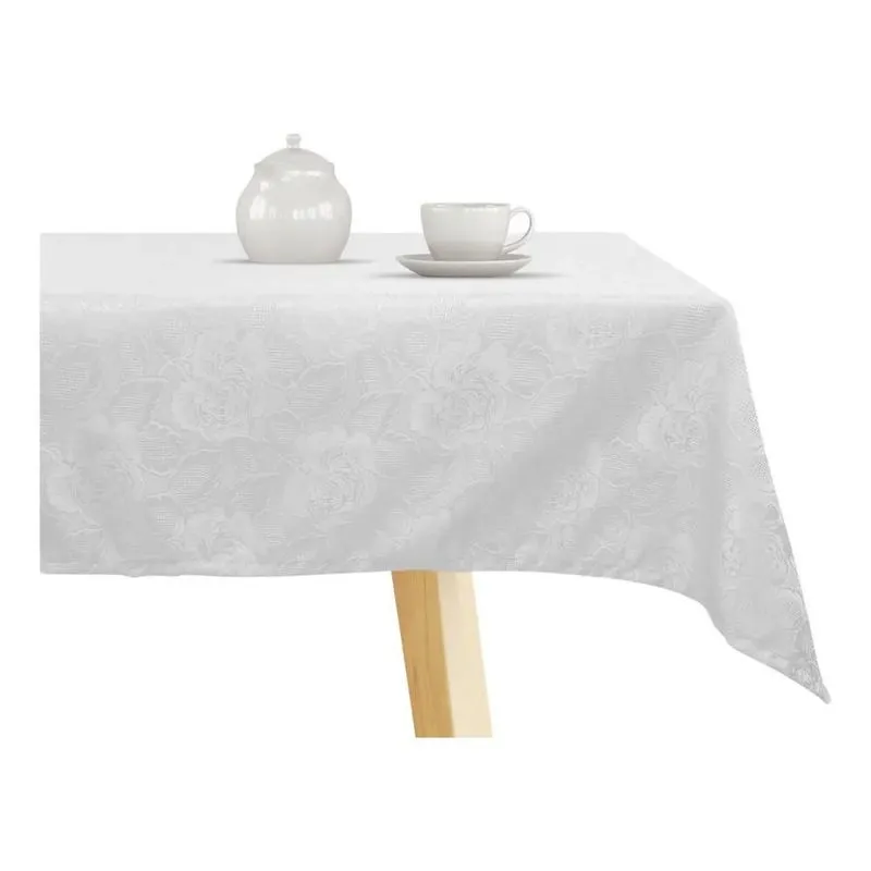 10x Toalha De Mesa 6 Lugares Jacquard 200x135cm Admirare Cor