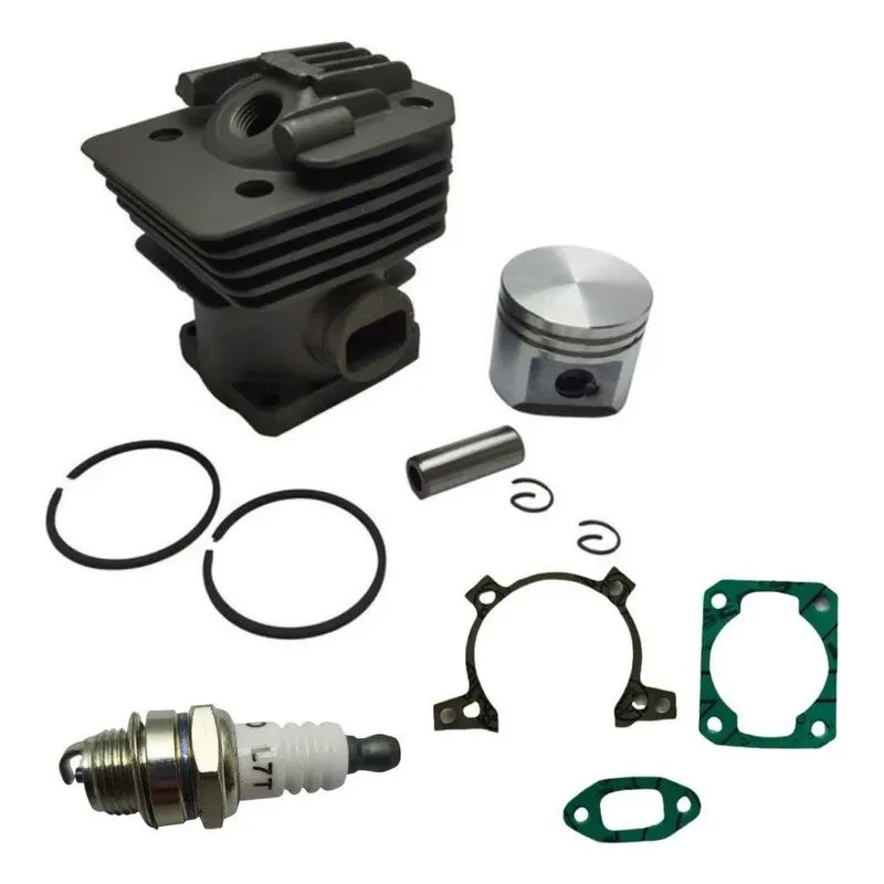 3x Kit Cilindro Pistão Anéis Juntas Rocadeira Stihl Fs220