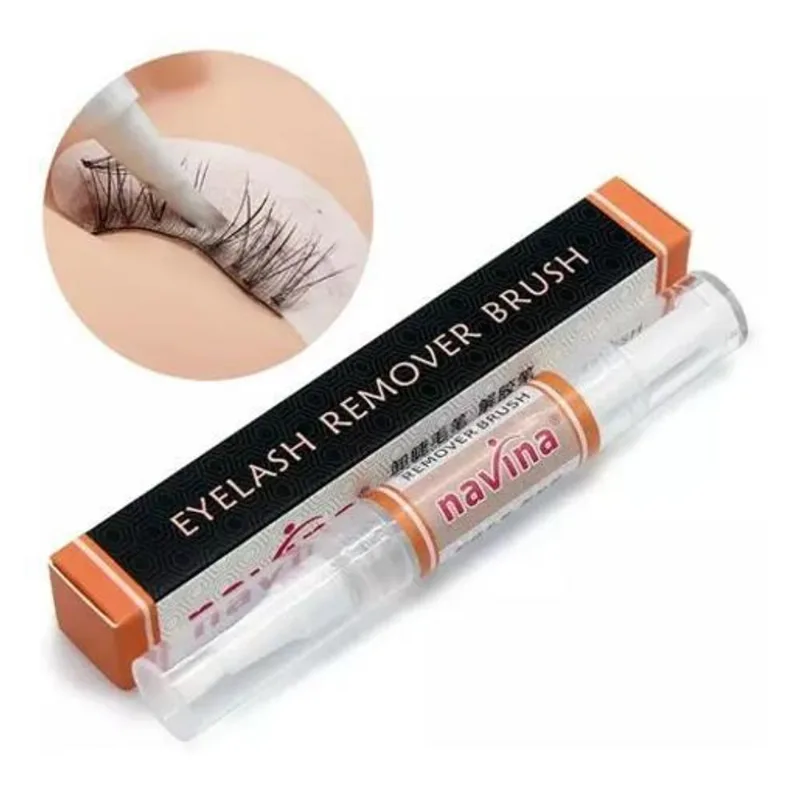 3x Caneta Removedora Cola Extensão De Cílios Navina Cor Tran
