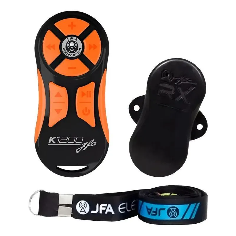 Controle Longa Distância Jfa K1200 Preto/laranja 1200mt