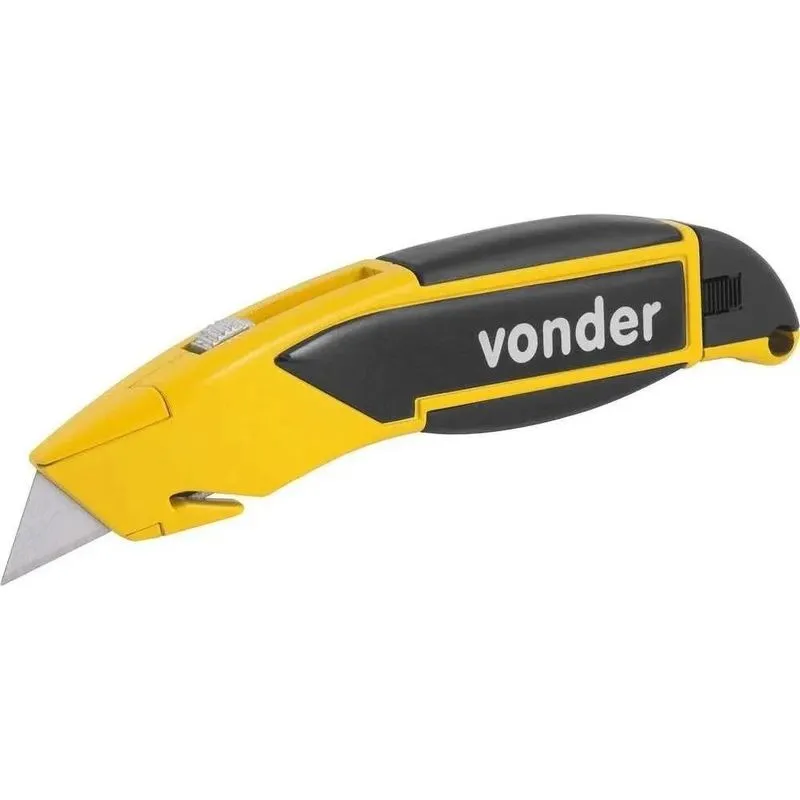 10x Vonder Et700 Estilete Trapezoidal Amarelo 18 Mm