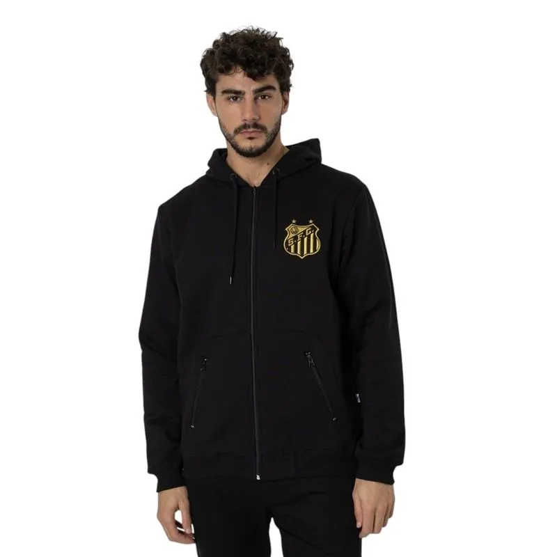 Moletom Santos Gloria Alvinegra Masculino Surf Center GG / Preto