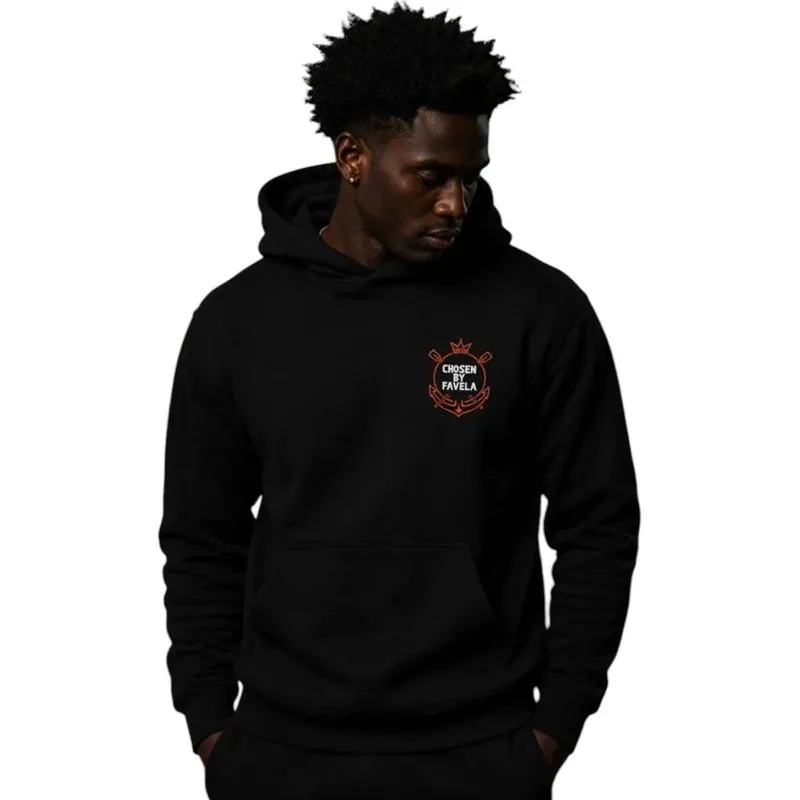 Moletom Canguru Fechado Masculino Memphis Surf Center GG / Preto