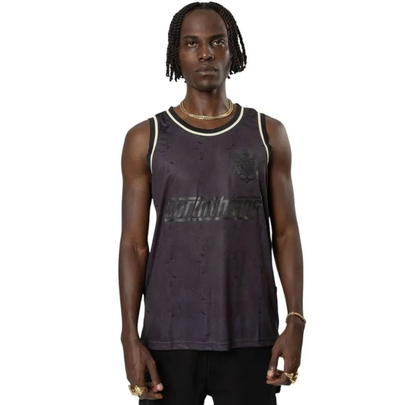 Regata Basquete Masculina Corinthians Surf Center G / Preto