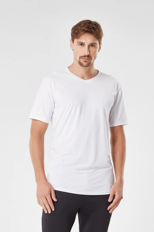 Camiseta Athleisure Dry Fit Gola V - Branco Branco / XG