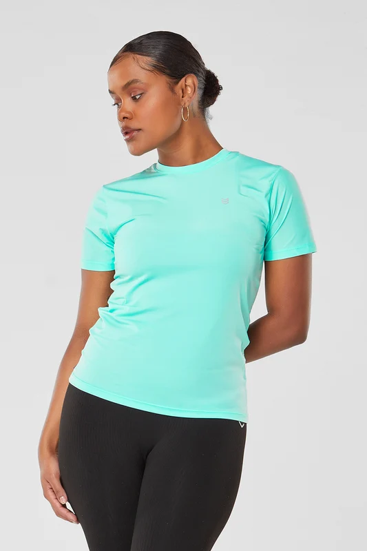 Camiseta Feminina Dry Fit Athleisure - Acqua Acqua / P